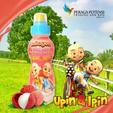 Upin & Ipin Flavoured Fruit Drink - Lychee